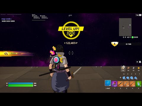 Fortnite Chapter 3: filter hack to reach level 200 in a short time