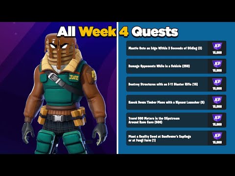 Fortnite Chapter 3: tutorial to overcome all the challenges of Week 4