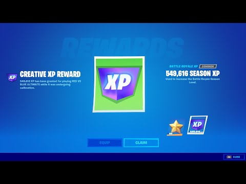 Fortnite trick to earn 500 thousand XP without being banned by Epic Games