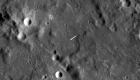 Images of the impact of a rocket that left two craters on the Moon