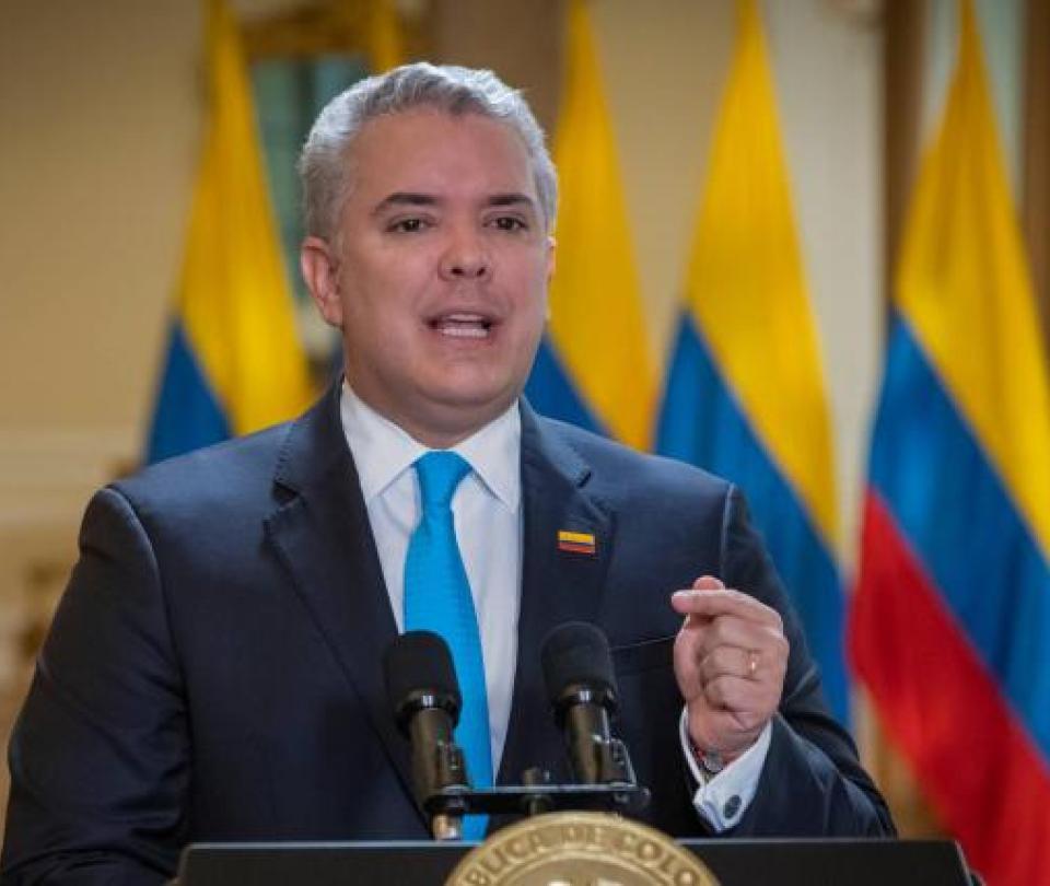President Iván Duque will leave 30% of protected maritime areas