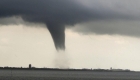 See the rare tornado that hit the coast in the Netherlands