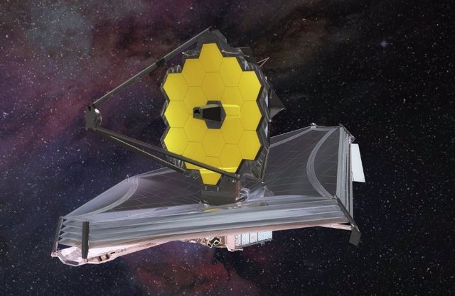 Illustration of the Webb telescope