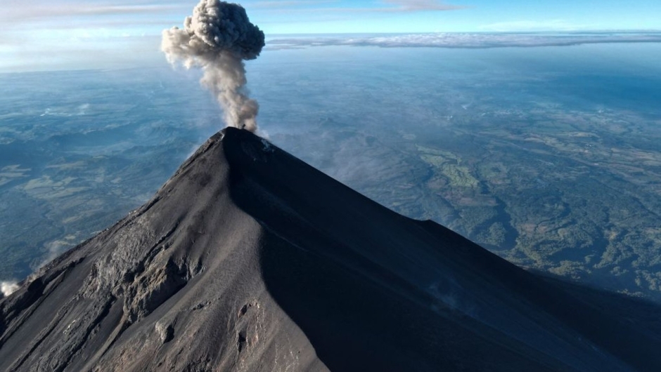 The Fuego volcano in Guatemala, in an image from January 2022.