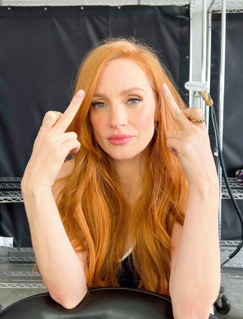 Actress Jessica Chastain has a vulgar message for the Supreme Court