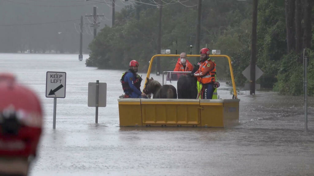 New rains and flooding in the Sydney region force more evacuations