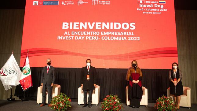 Peru presented a portfolio of private investment projects to Colombian businessmen