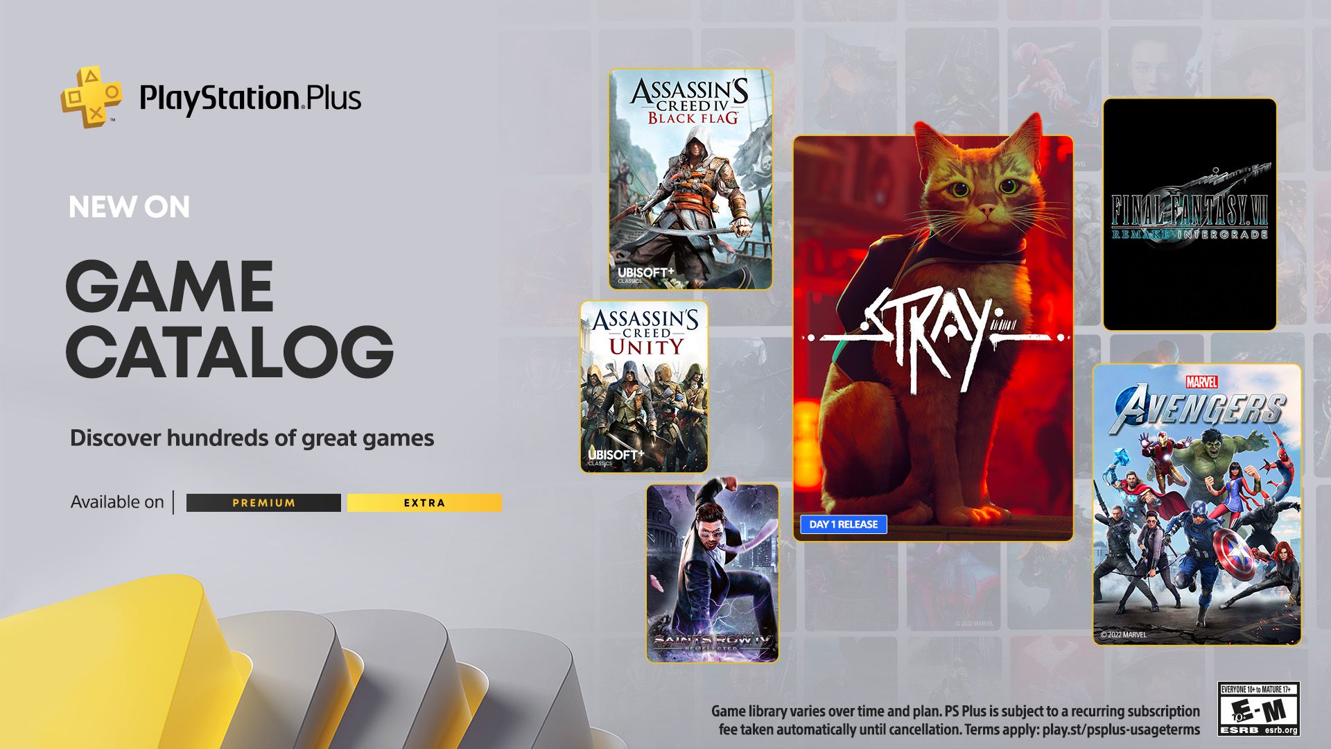 PlayStation Plus: Stray and Assassin's Creed come to subscription