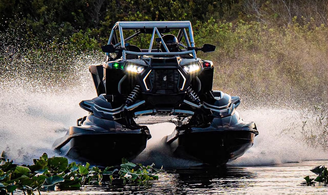 Shadow Six Typhoon, the UTV with jet skis instead of wheels (video)