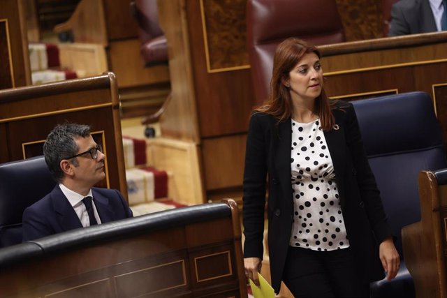 The ERC deputy, Carolina Telechea, on the third day of the 26th edition of the Debate on the State of the Nation, in Congress