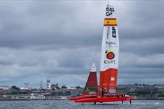 The Spanish F50 Victoria improves and leaves the Plymouth SailGP with the lesson learned