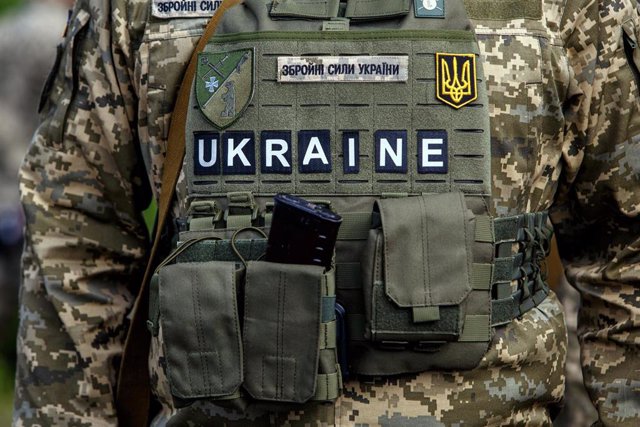 Archive - Ukrainian soldier during the war, started by Russia on February 24