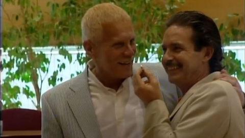 This was the first gay wedding in Spain, 17 years ago