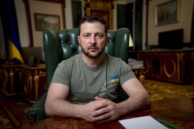 Ukrainian President Volodymyr Zelensky.