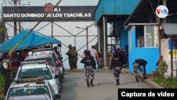 At least 12 people died during an incident in a prison in Ecuador, on Monday, July 18, 2022. [Captura de pantalla video Reuters]