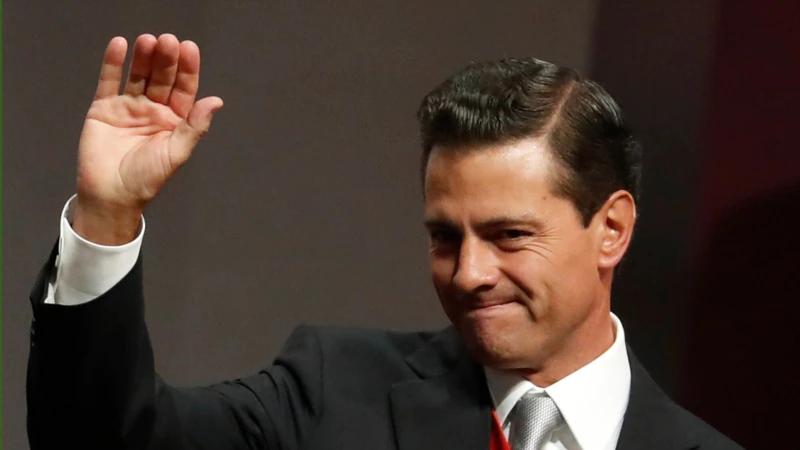 former president Peña Nieto accused of handling illegal funds