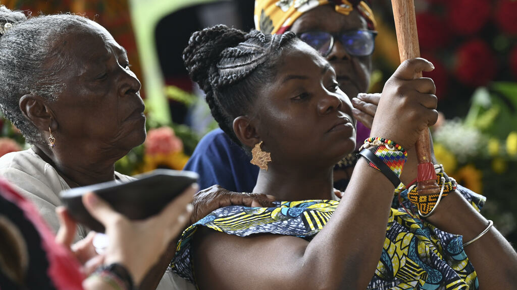 Colombia's first Afro vice visits her town after assuming power