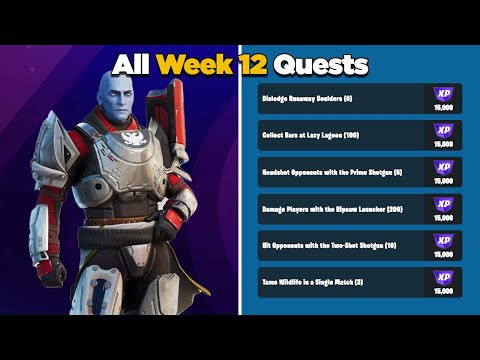 Fortnite Chapter 3: how to solve the challenges of Week 12 of Season 3