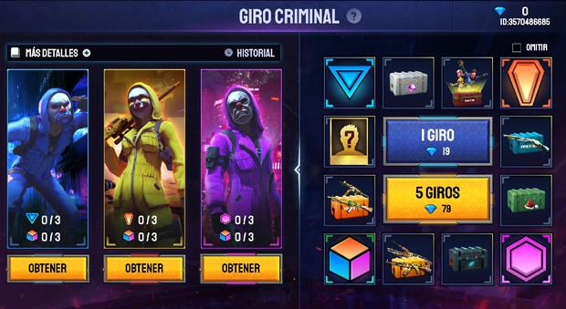 Criminal Turn in Free Fire