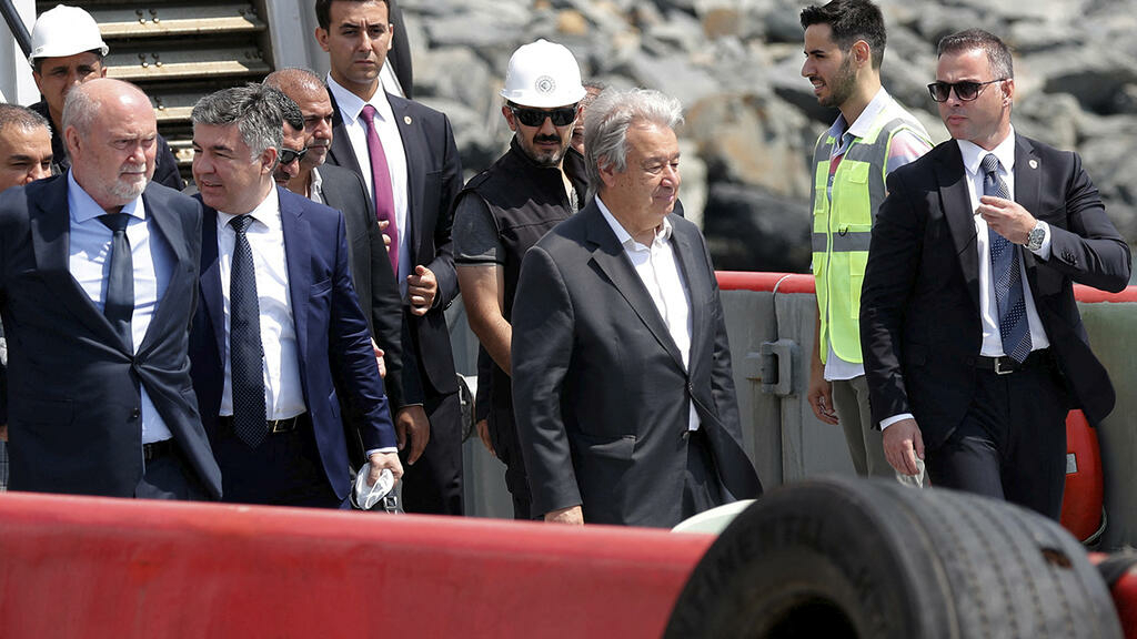 Guterres visited Istanbul while two other grain ships sailed from Ukraine