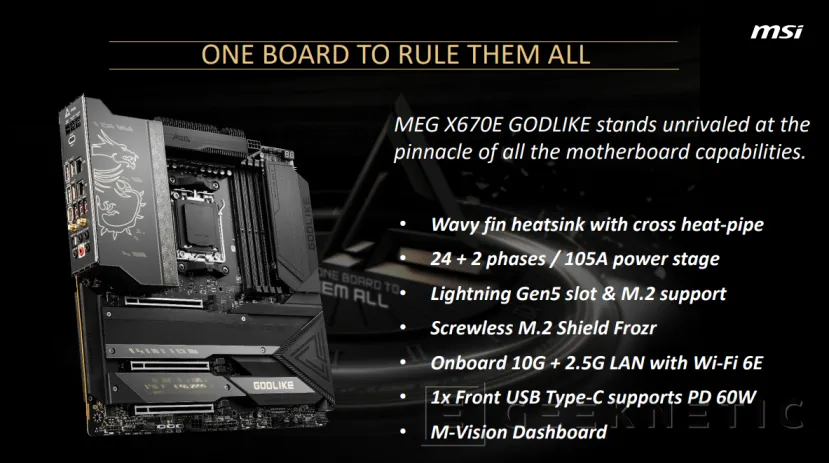 Geeknetic MSI X670E motherboards will feature up to 27 power phases 1