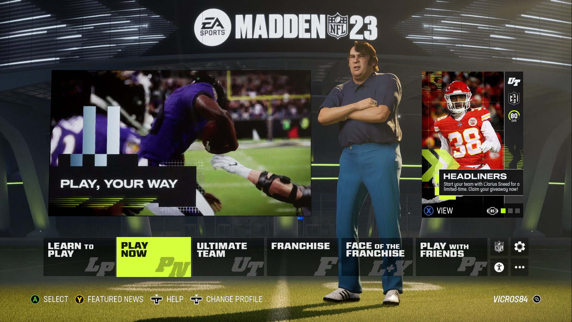 John Madden, an NFL legend