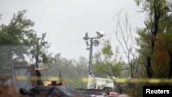 Partial view of the El Pinabete coal mine, where miners were trapped after it collapsed, in Sabinas, Coahuila state, Mexico, August 15, 2022.