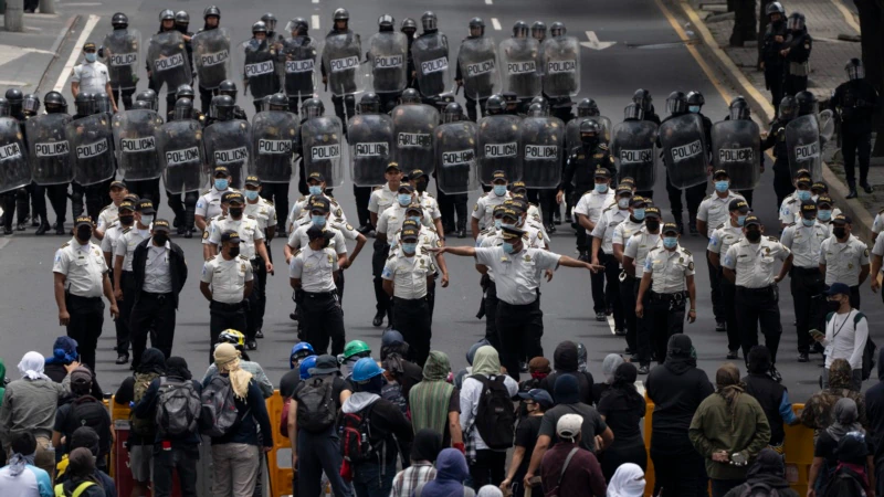 Protests in Guatemala against the Giammattei government