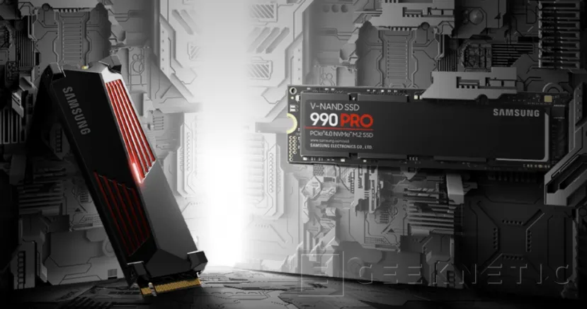 Geeknetic Samsung 990 Pro SSDs arrive without PCI Express 5.0 and with RGB 1 heatsink