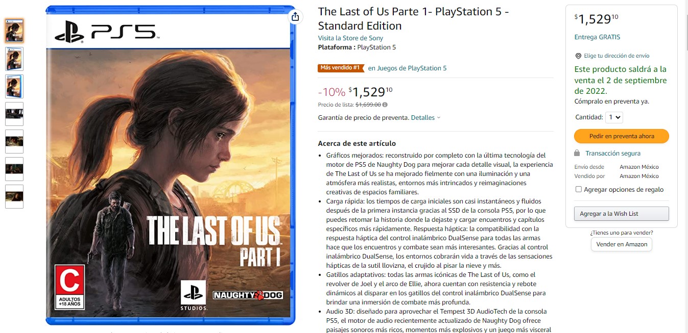 Take advantage of!  The Last of Us: Part I drops in price for the first time