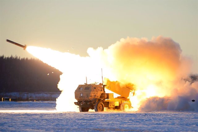 HIMARS multi-rocket launch system in Ukraine