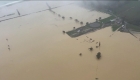 This is how the imposing floods in New Zealand are seen from the sky