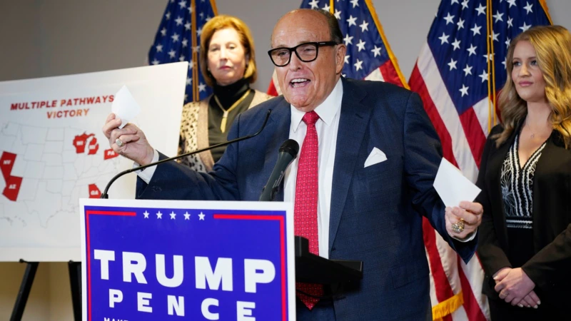 Trump lawyer Rudy Giuliani investigated for voter fraud in Georgia