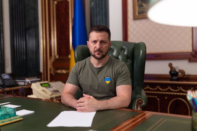 President of Ukraine Volodymyr Zelensky