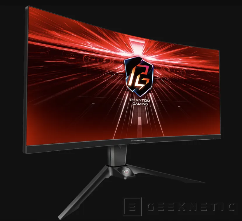 Geeknetic ASRock includes WiFi antennas in its new Phantom Gaming monitor PG34WQ15R2B 1