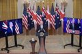 Australia, the United Kingdom and the United States celebrate the first anniversary of the AUKUS