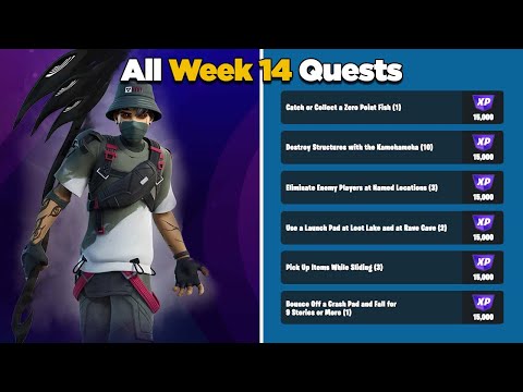 Fortnite Chapter 3: how to do all the missions of Week 14 of Season 3