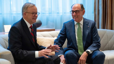 Galán (Iberdrola) meets with the Prime Minister of Australia to detail its investment in renewables