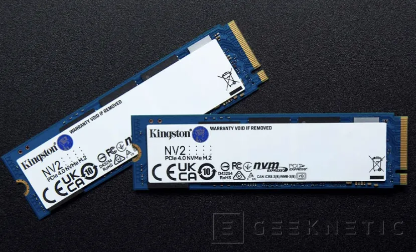 Geeknetic Kingston NV2 entry SSDs make the leap to PCIe 4.0, although they remain at speeds of 3,500 MB/s 1