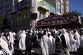 More than 23,000 Hasidic pilgrims arrive in Cherkasi, Ukraine, to celebrate the Jewish New Year