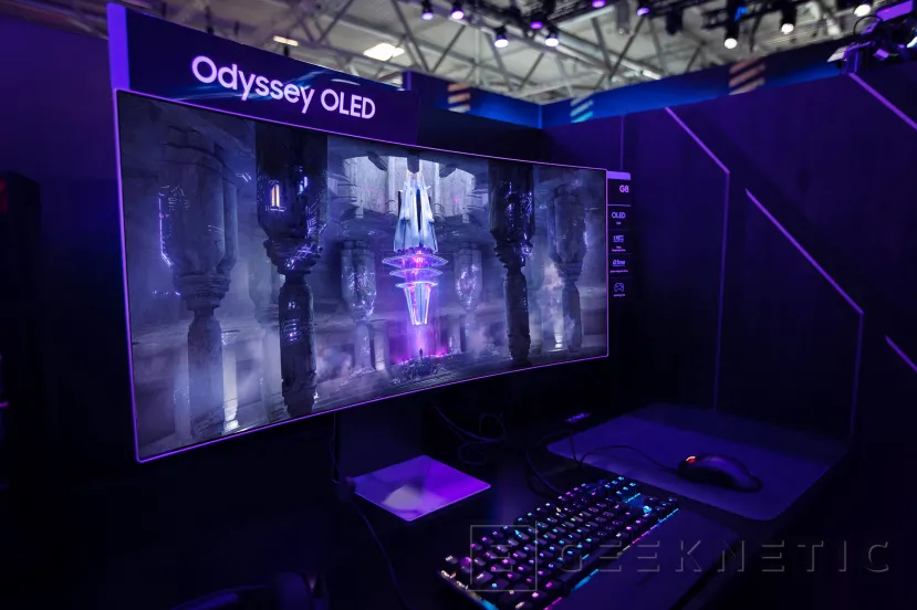 Geeknetic New Samsung Odyssey OLED G8 monitor with 175 Hz refresh rate and 0.1 ms response 1