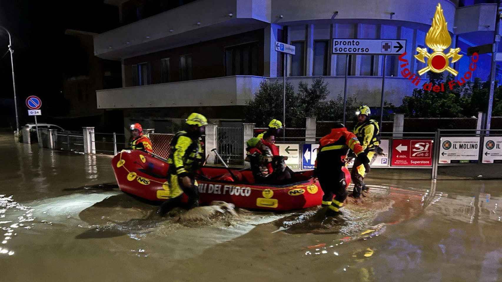 Ten dead and four missing, including a child, in a rainstorm in central Italy