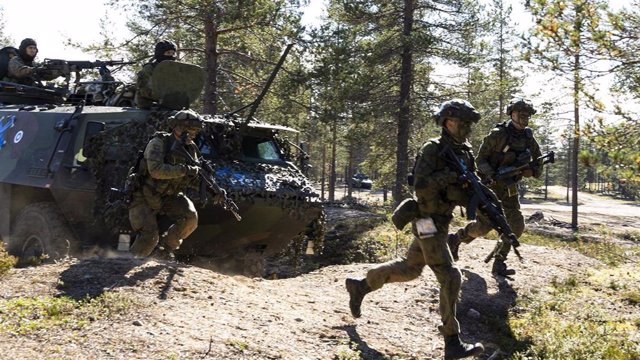 Operation Vigilant Knife exercise in Northern Finland between Finnish, Swedish and British troops