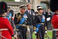 The British Royal Family returns to normal in their official duties after ending mourning for the queen