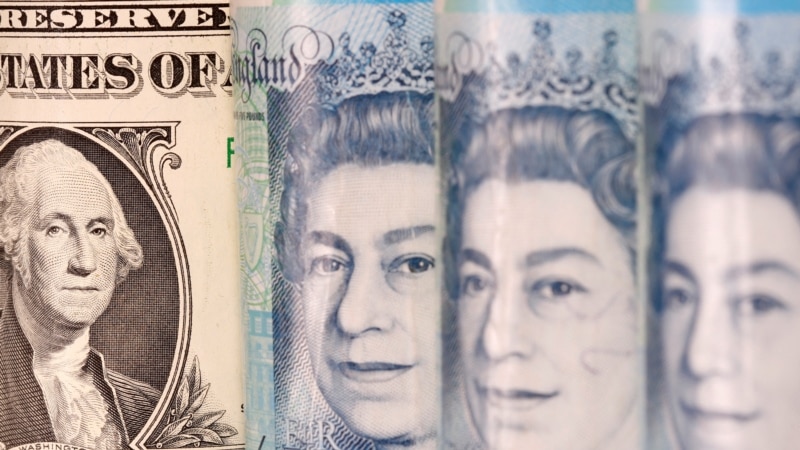 The British pound falls to an all-time low against the dollar