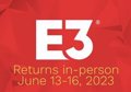 The E3 video game fair announces its face-to-face return from June 13 to 16, 2023