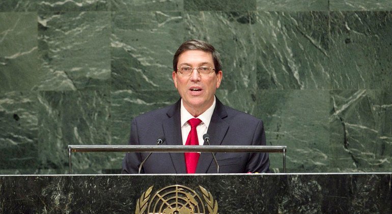 The immoral blockade against Cuba is an act of economic warfare in peacetime, accuses the Cuban foreign minister