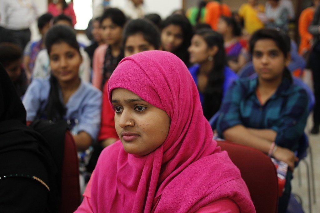 Women in an empowerment course in India