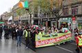 Thousands of people demonstrate in Dublin for the high cost of living