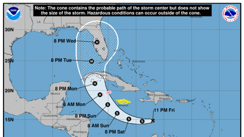 Tropical storm Ian forms in the Caribbean, targets Cuba and Florida